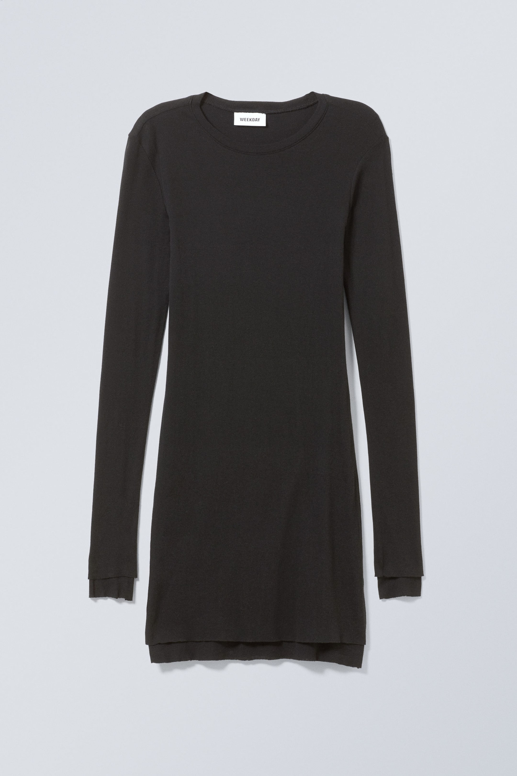 Schwarz - Durchscheinendes Minikleid Nicole - 1