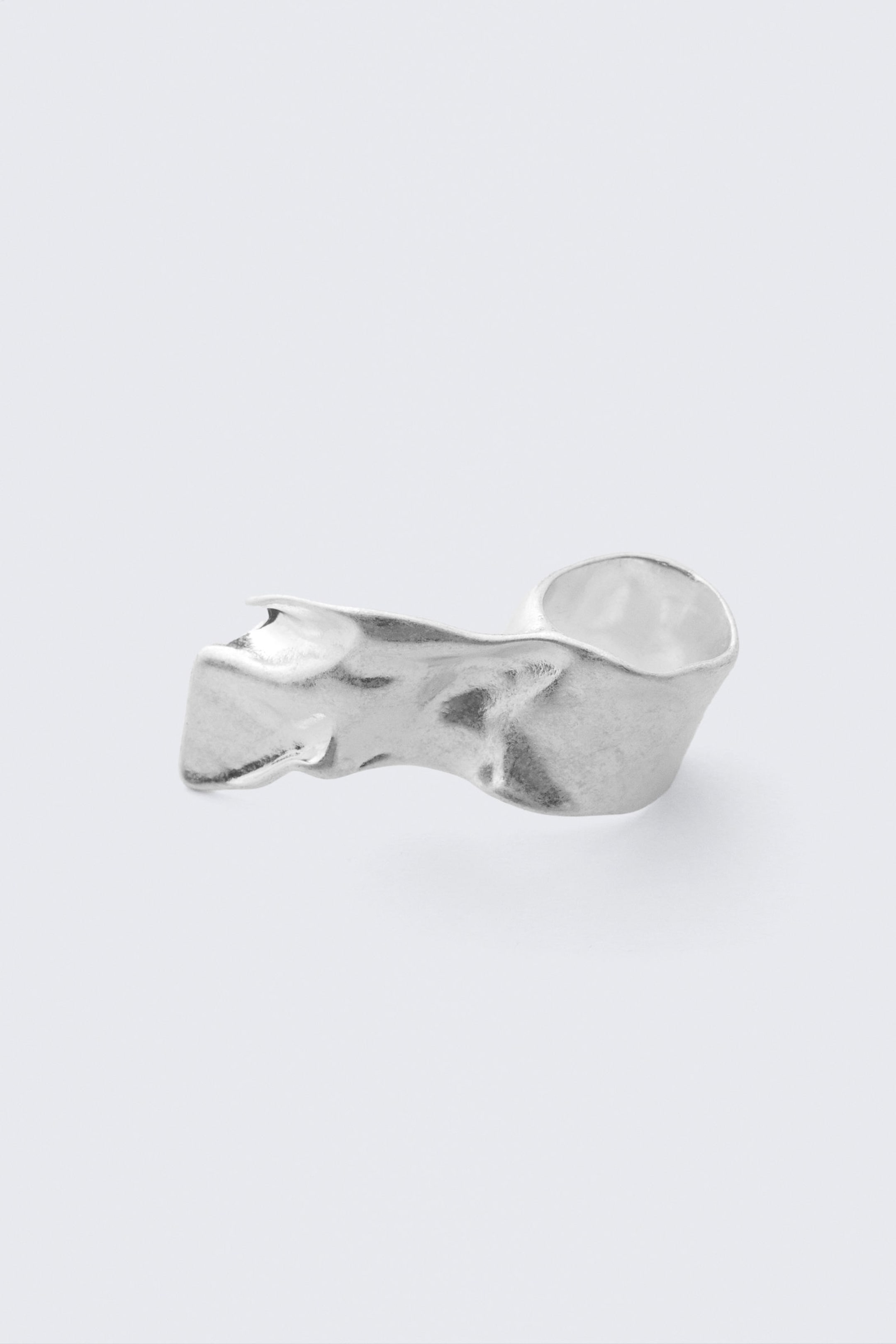 Silver - Sculpted Ring - 1