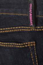 Délavage bleu - Jean bootcut skinny taille basse Booty Bei - 1