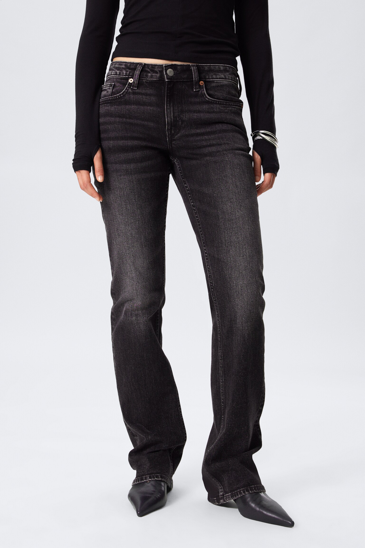 Tension Bootcut Leg Jeans - Paloma Black - Black/Perseus Blue - Bleu moyen/Thunder Blue - Bleu foncé - 5