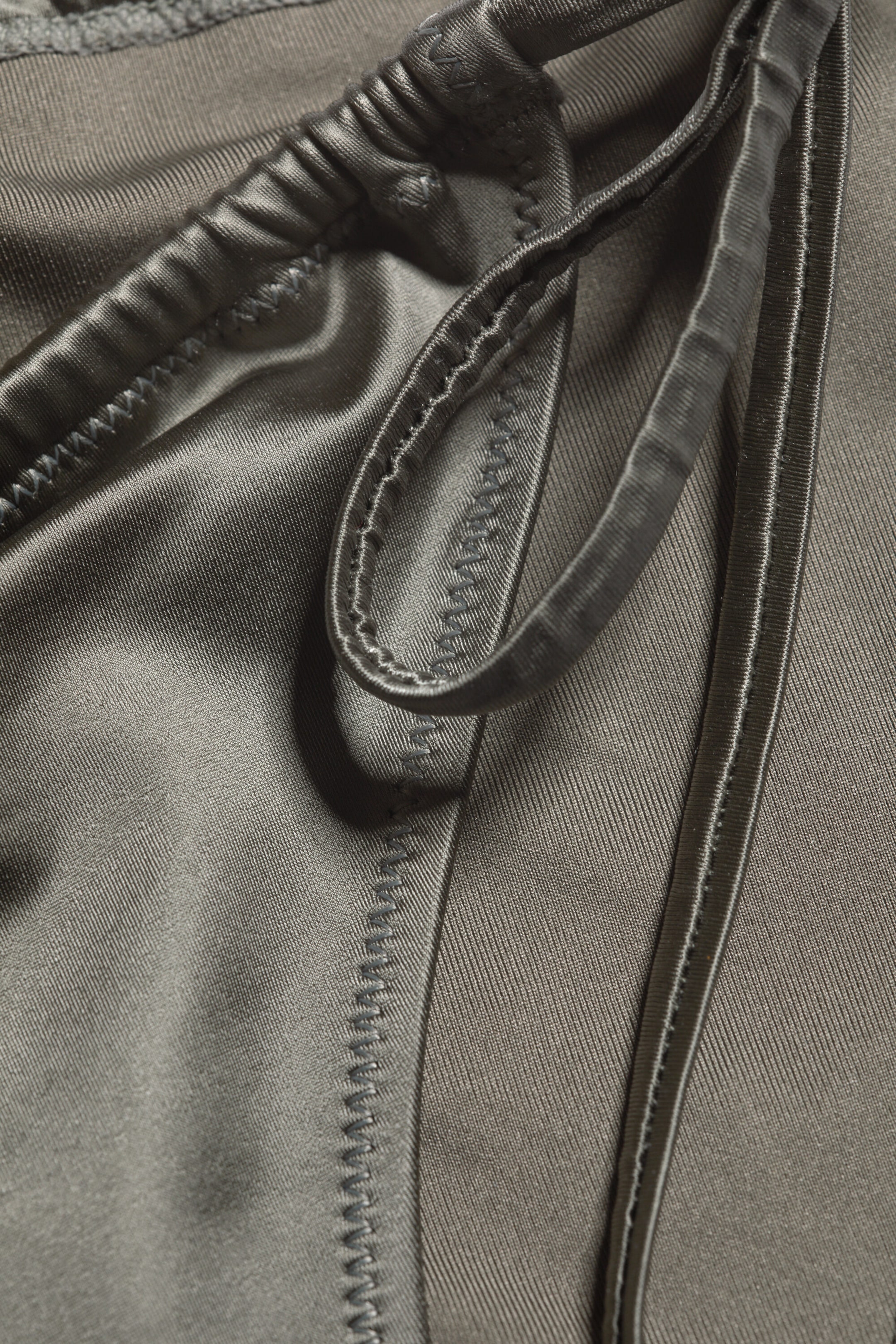 Dimgrå - Brazilian bikinitrosa med knytdetaljer - 4