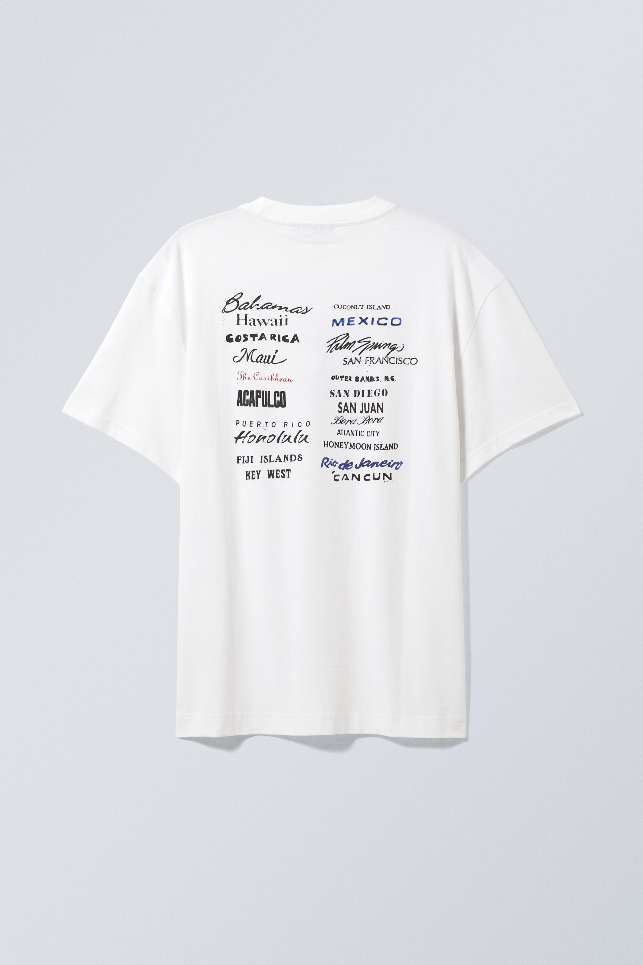 Süßer Strand - Oversized-T-Shirt mit Grafikprint - 1