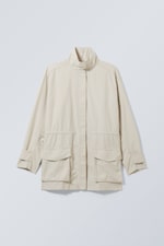 Beige - Hayden Workwear Jacket - 0