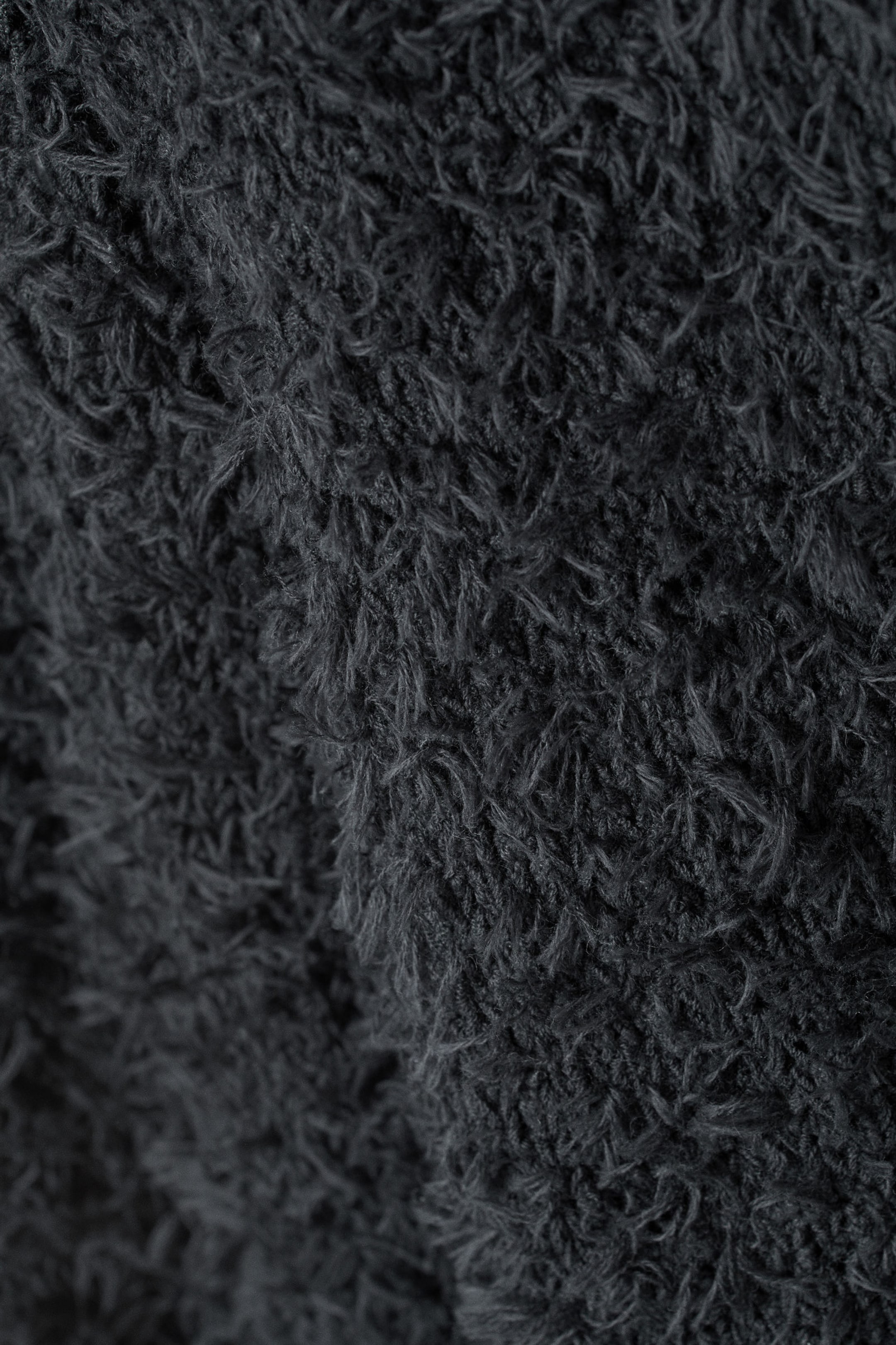 Dark Grey - Judi Hairy Sweater - 2