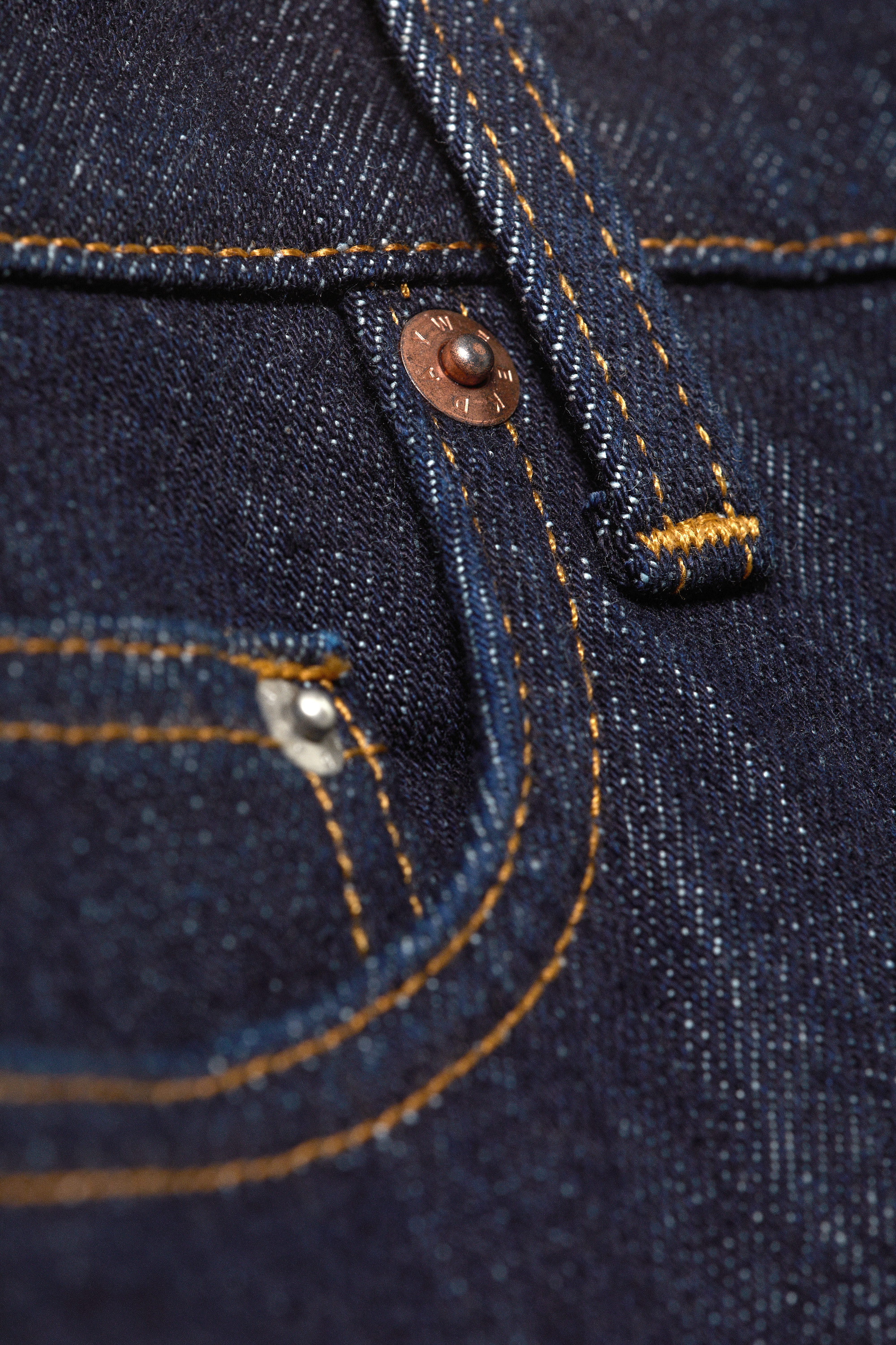 Blue Rinse - Dark Blue - Low Rise Slim Leg Jeans - 6