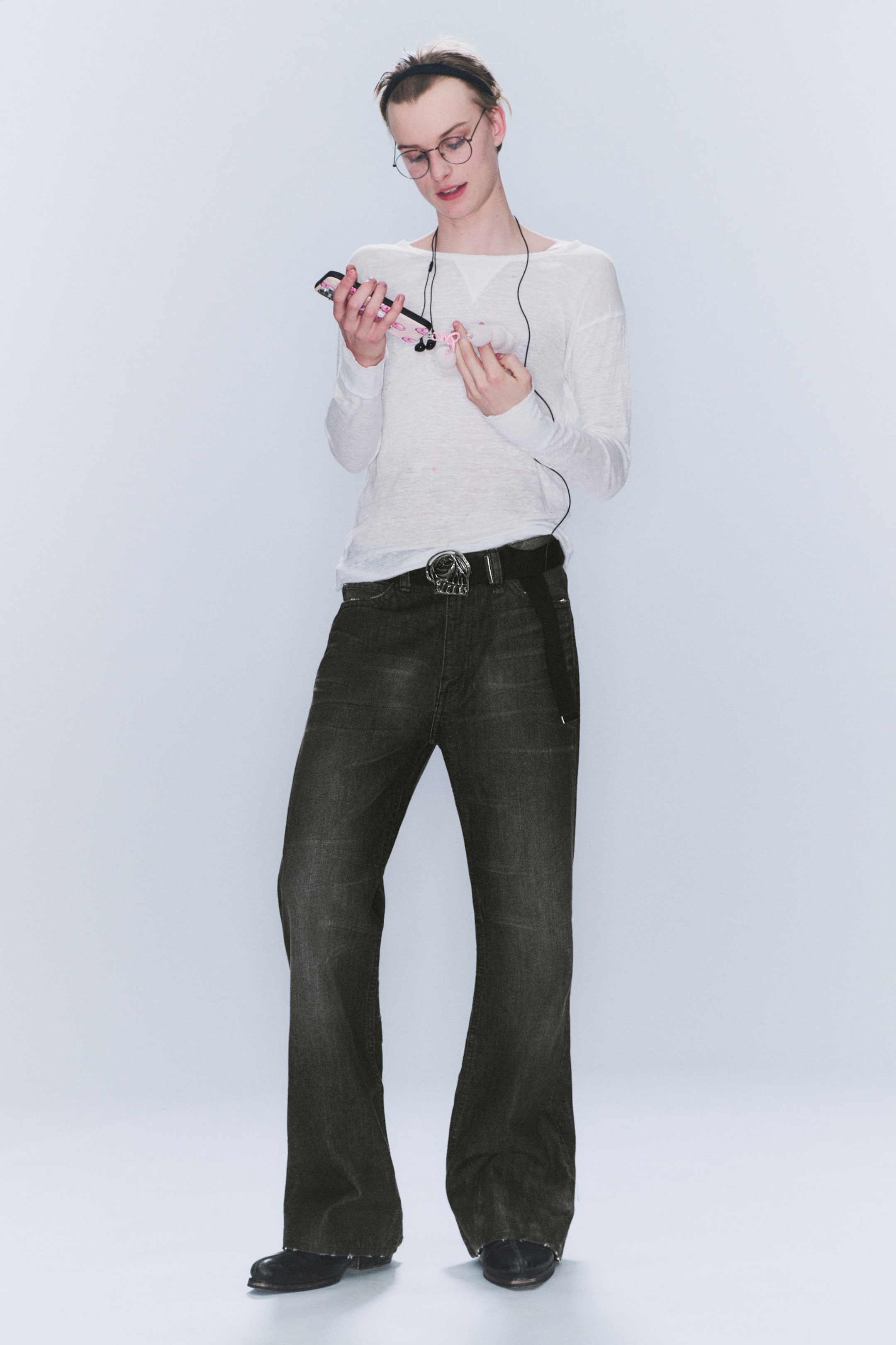 #5F6168 - Boo Bootleg – Bootcut-Jeans mit niedriger Taille - 1