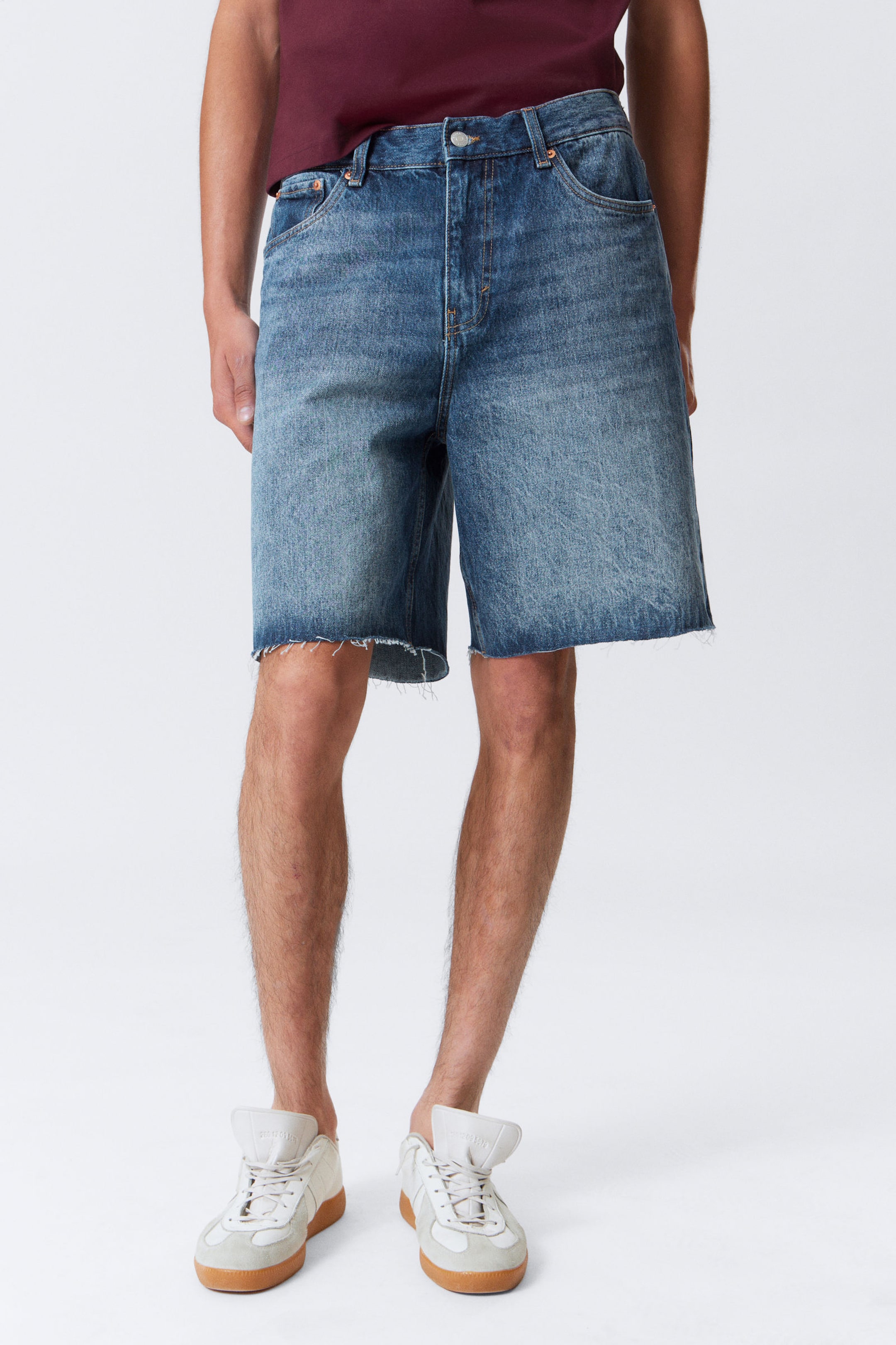 #79829D - Galaxy Denim Shorts - 2