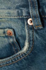 Gasoline Blue - Medium Blue - Galaxy Loose Straight Leg Jeans - 12