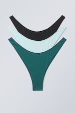 navy, blue, black - 3-pack Mini Brazil Brief - 0