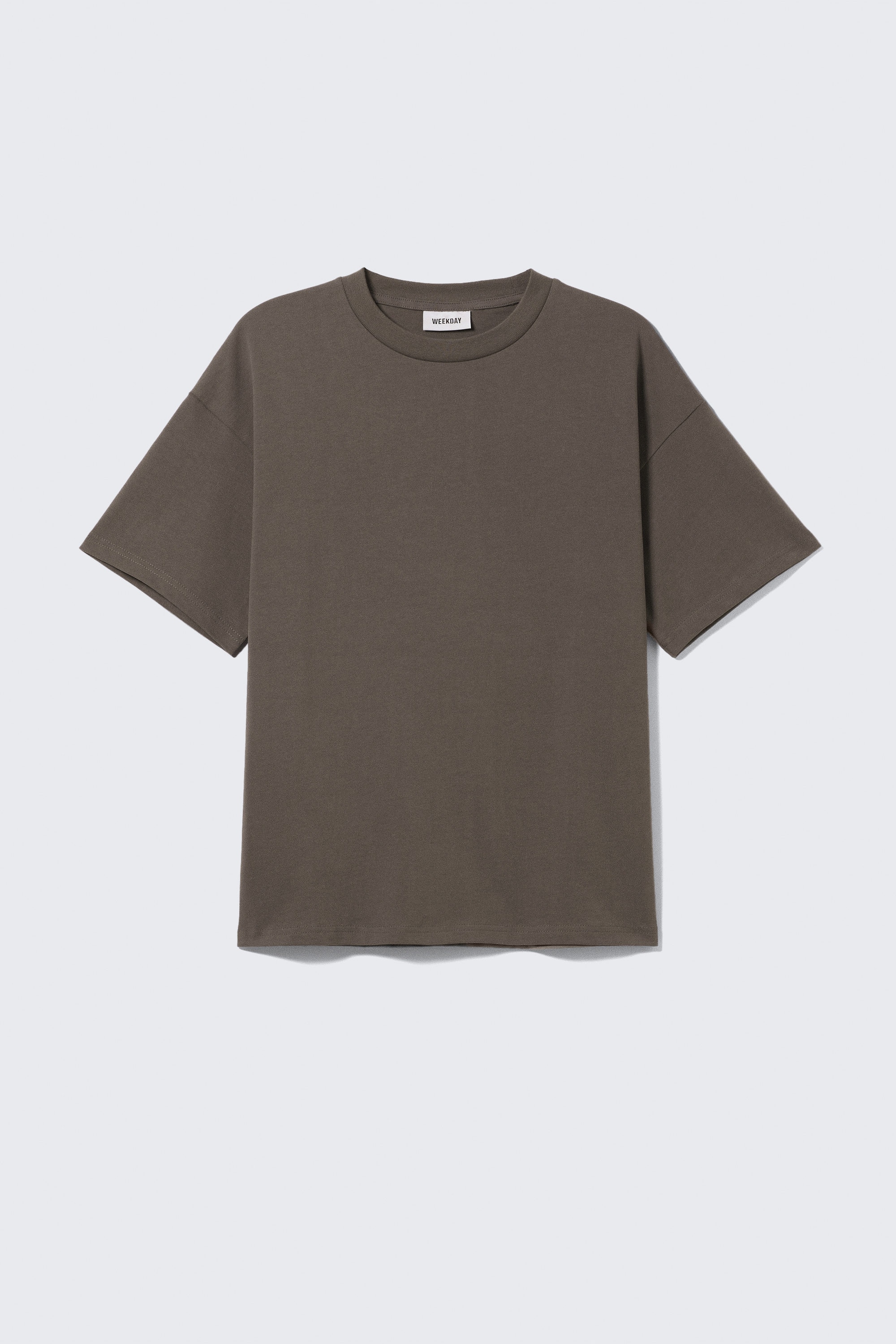 Dark Brown - Great Boxy Heavyweight T-Shirt - 1