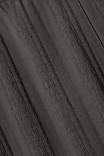 Gris foncé - Pantalon ample taille basse en coton à enfiler - 5