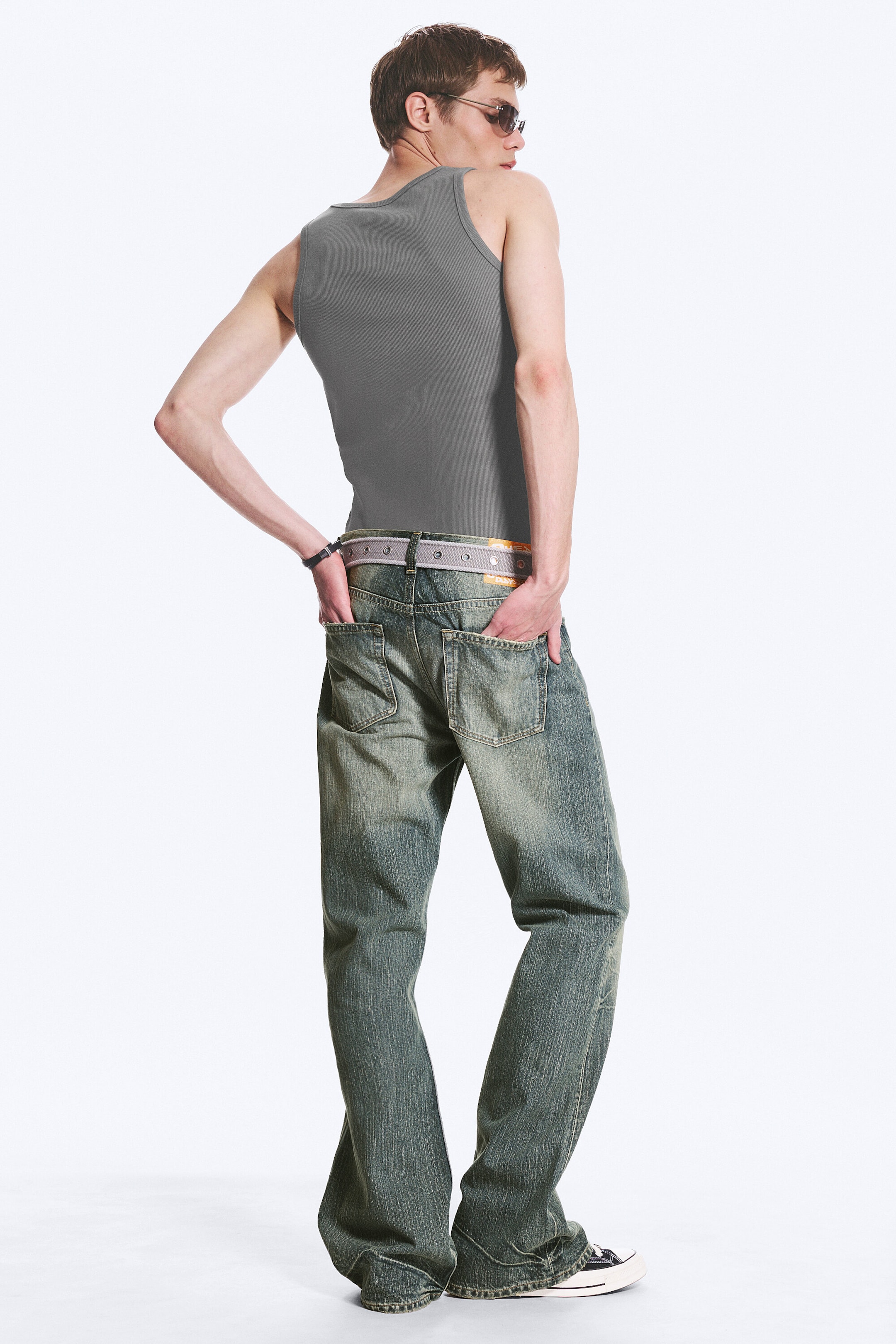 Hazy Blue - Bleu moyen - Jean bootcut regular taille basse Boo Bootleg - 2