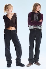 Extra Blue Rinse - Anti Unisex Low Waist Regular Straight Jeans - 0