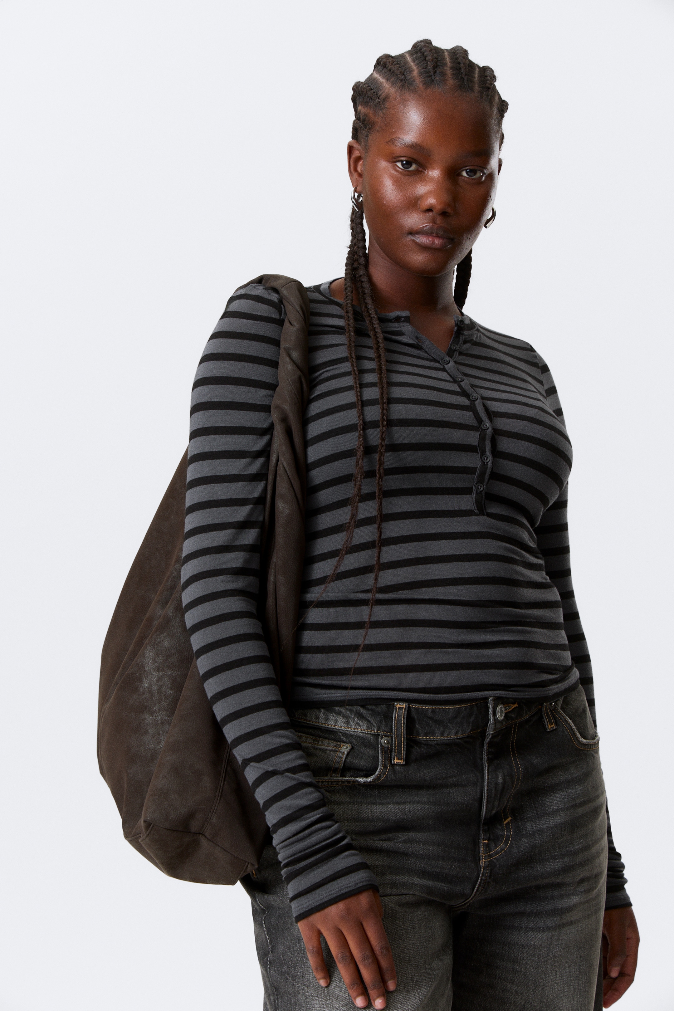 Agrandir l'image: SAC PORTÉ ÉPAULE SOUPLE - Marron foncé - FEMME | H&M FR 1