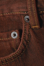 Rusty Red - Grove Low Baggy Flared Jeans - 1