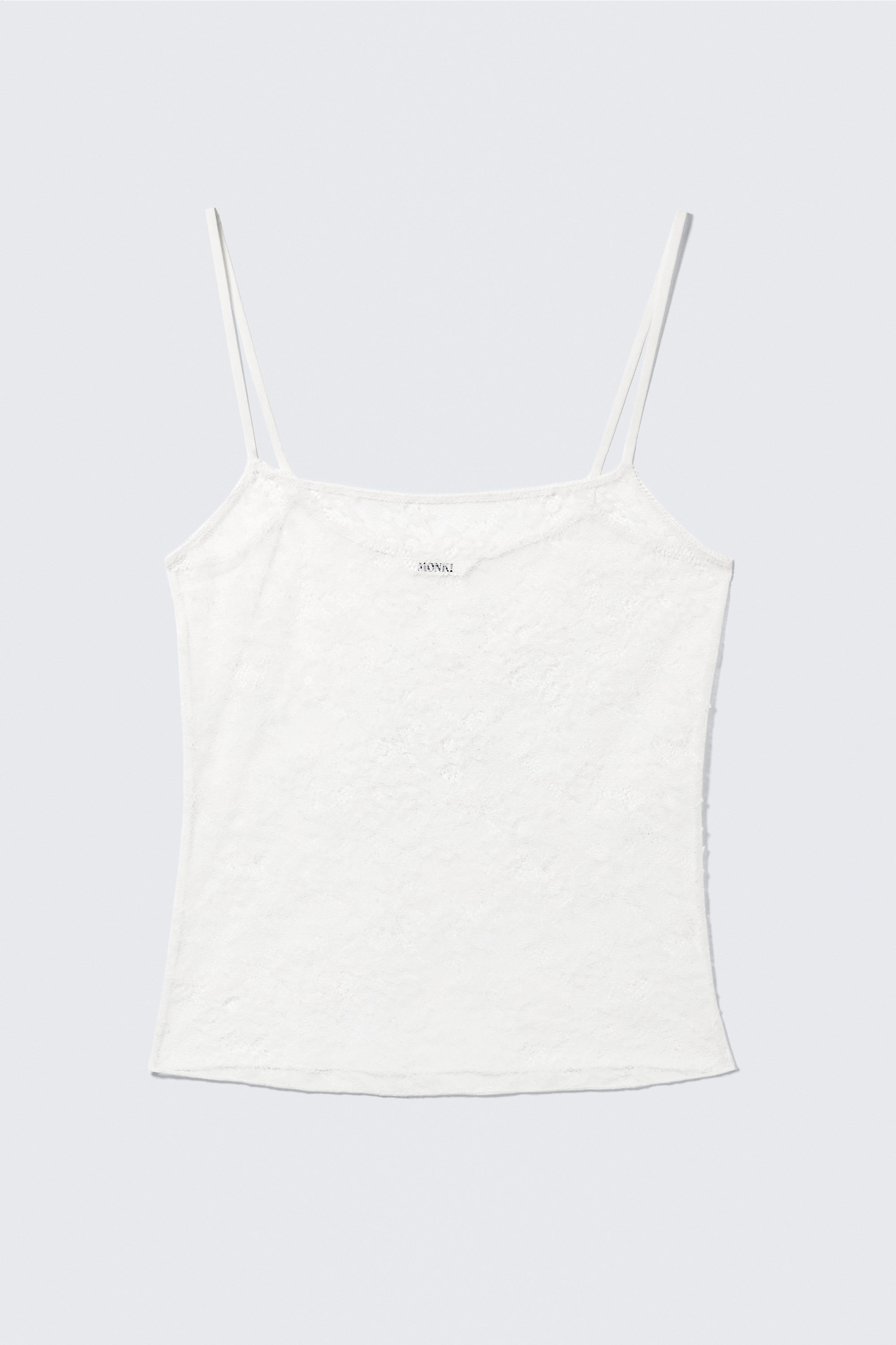 Wit - Kanten pyjama-camitop - 3