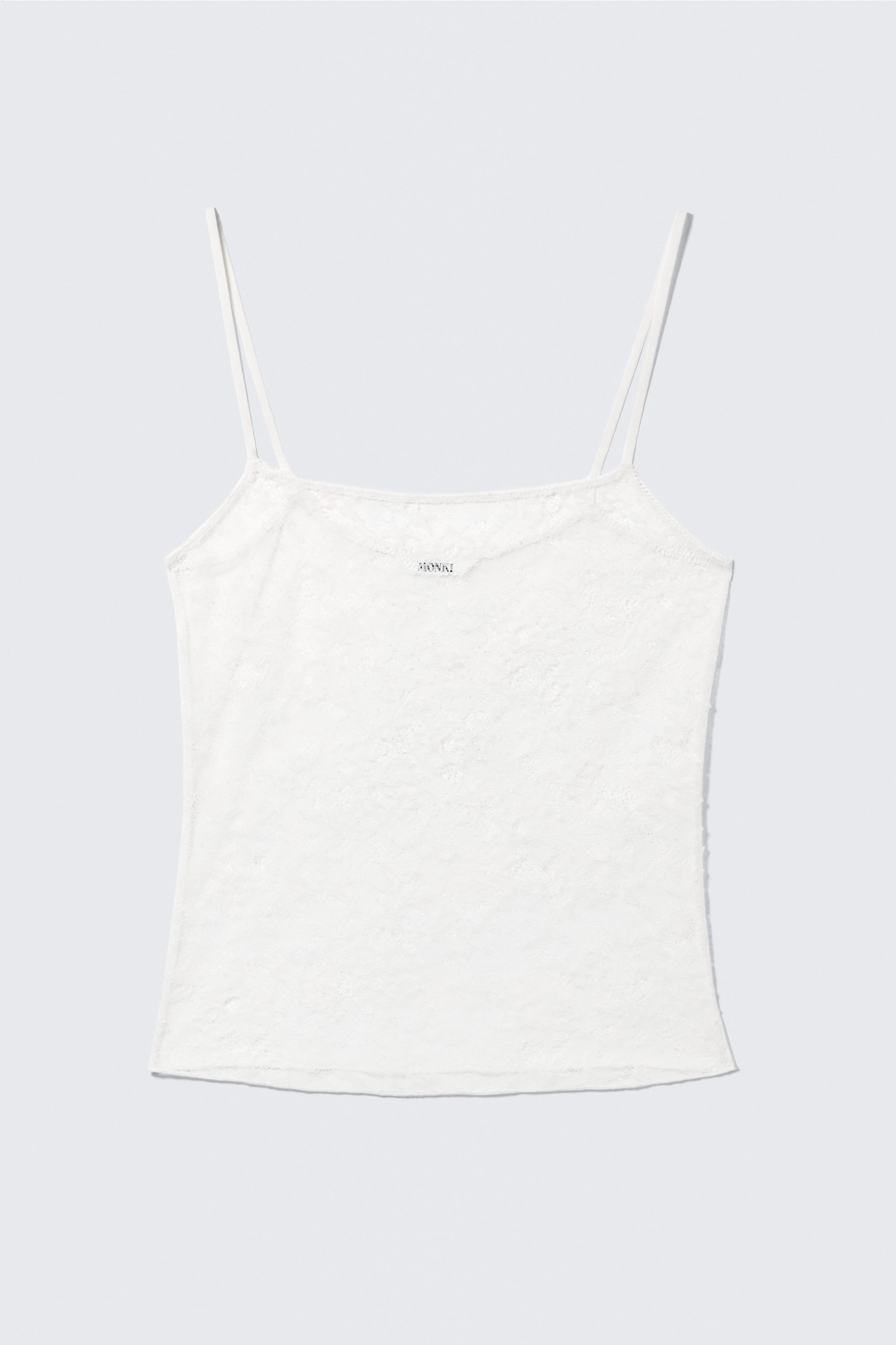 Wit - Kanten pyjama-camitop - 3