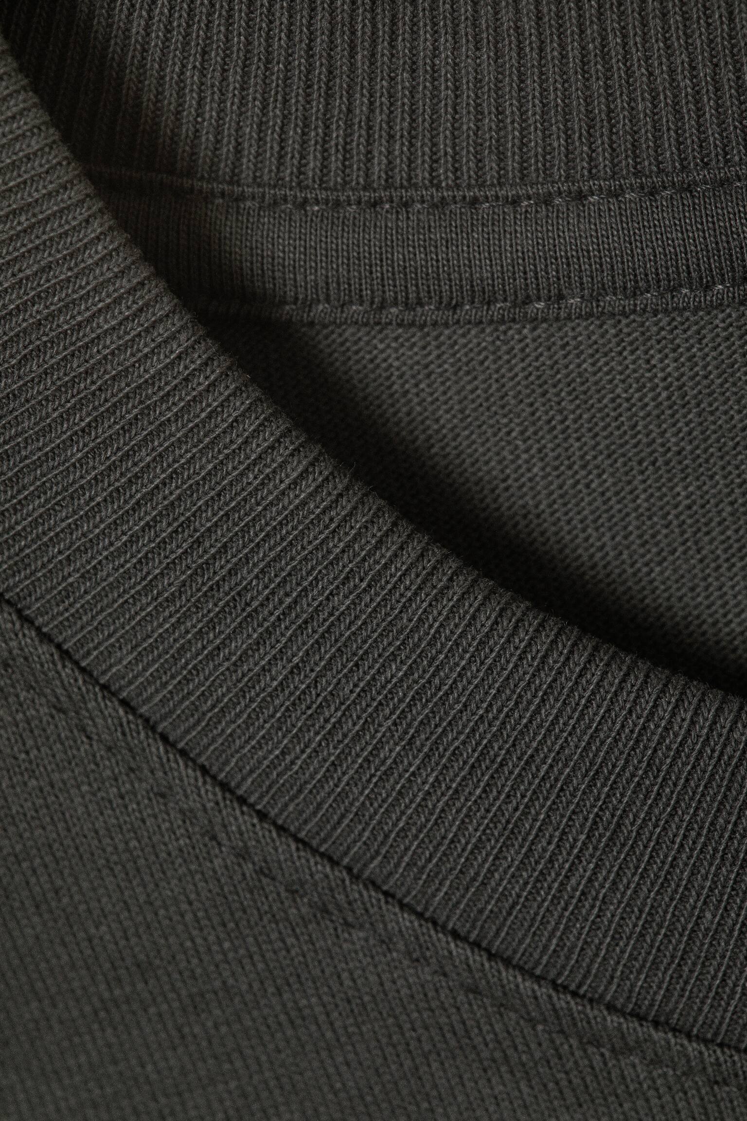 Tricou cu mânecă lungă lejer - Gri închis/Alb/Negru - 2