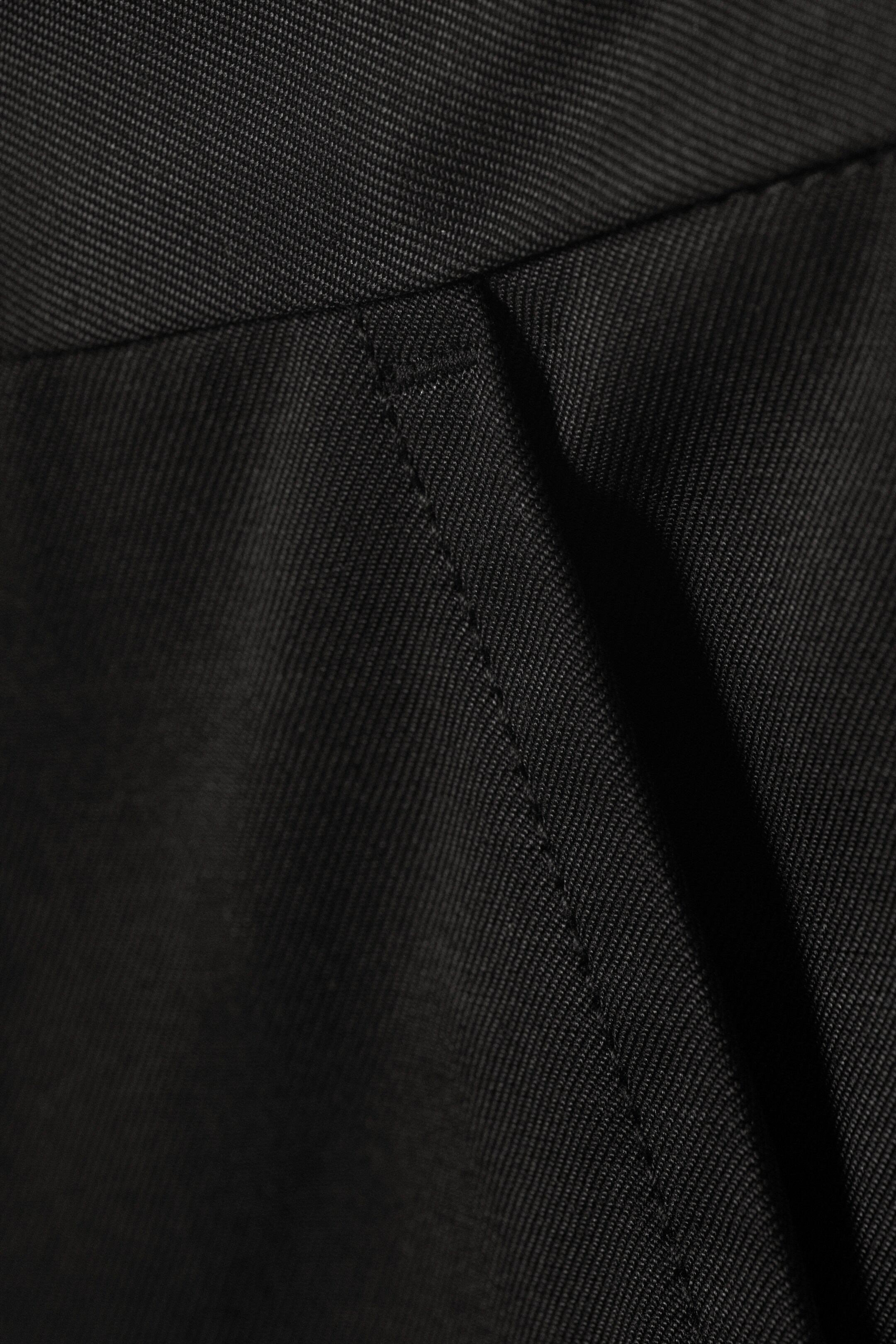 Ver imagem maior: Calças Chino de Sarja de Corte Largo - Preto - HOMEM | H&M PT 5