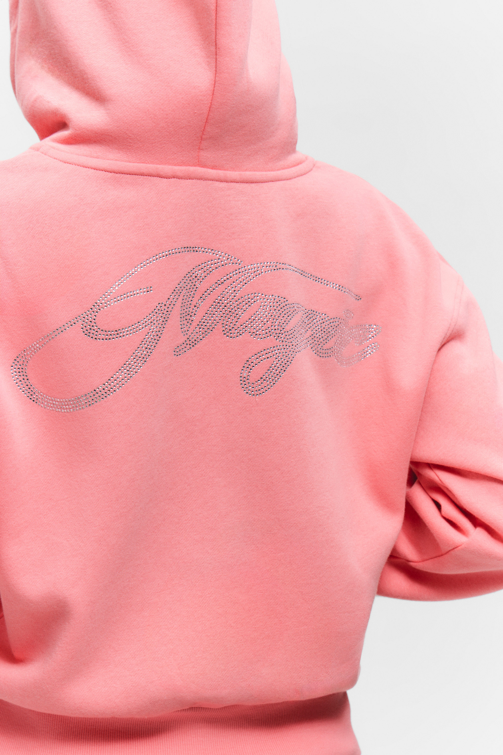 Pink - Magic - Short Zip Hoodie - 2