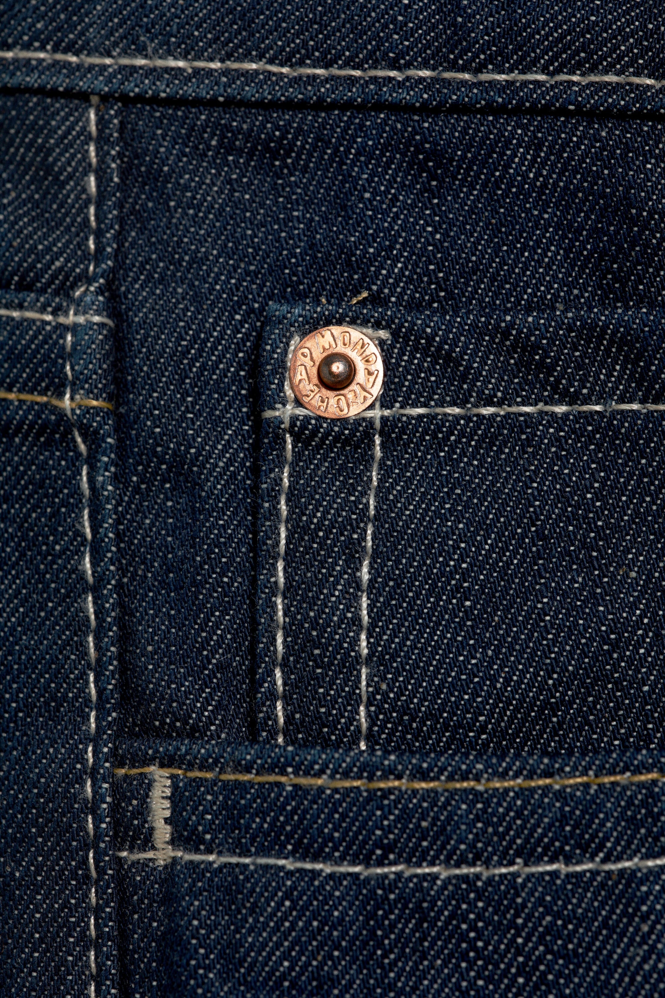 Blue Rinse - Dunkelblau - Messy Low Rise Regular Straight Jeans - 1