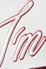 Dunkelrot & Weiß - I'M A MESS - CM x LB Unisex-Fußball-T-Shirt - 2