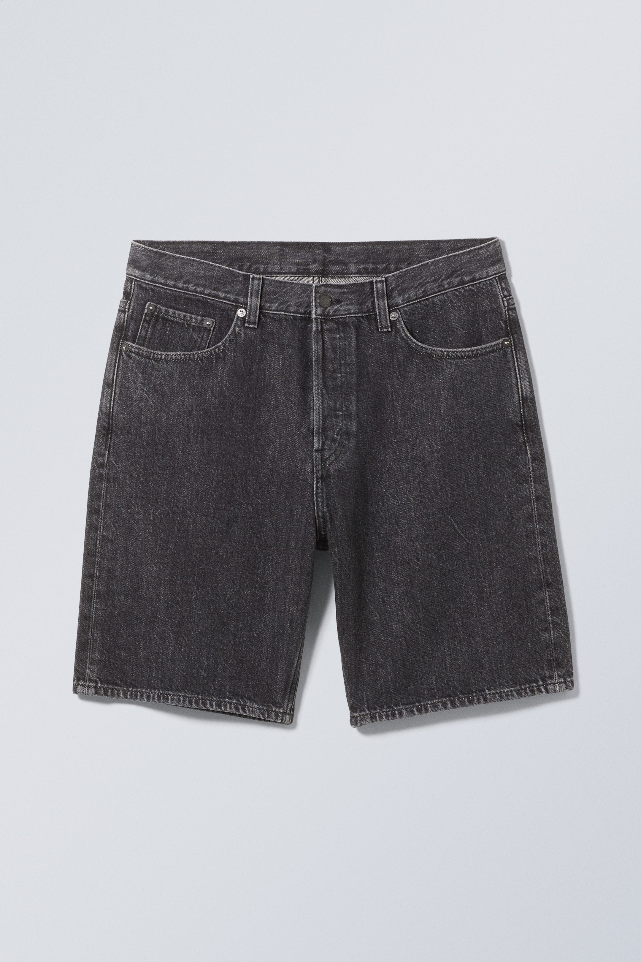 Schwarz - Jeansshorts Space - 0