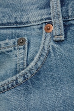 Captain Blue - Ljusblå - Galaxy Mid Waist Loose Straight Jeans - 6