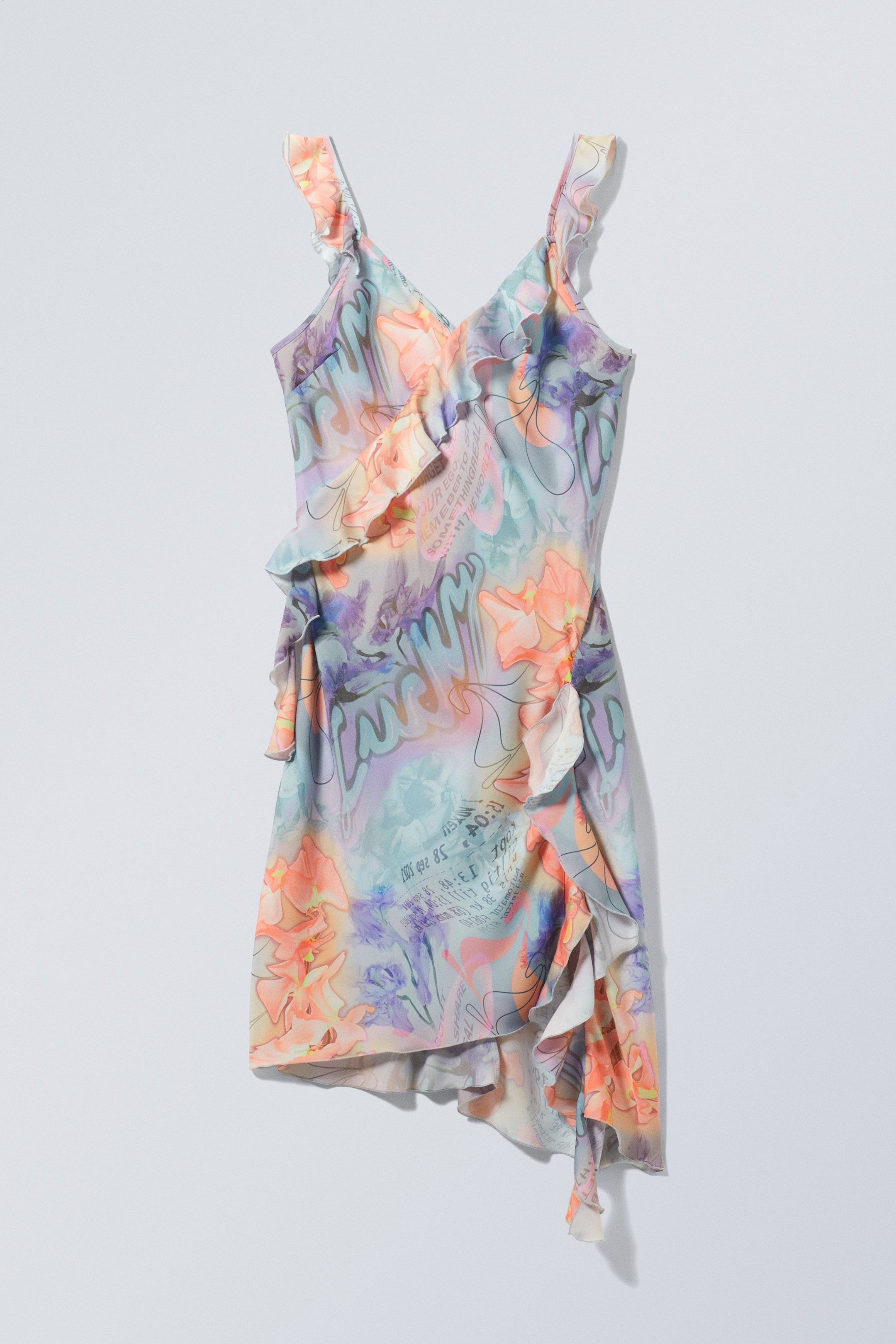 Blumen/Collage - Kleid Wave - 0