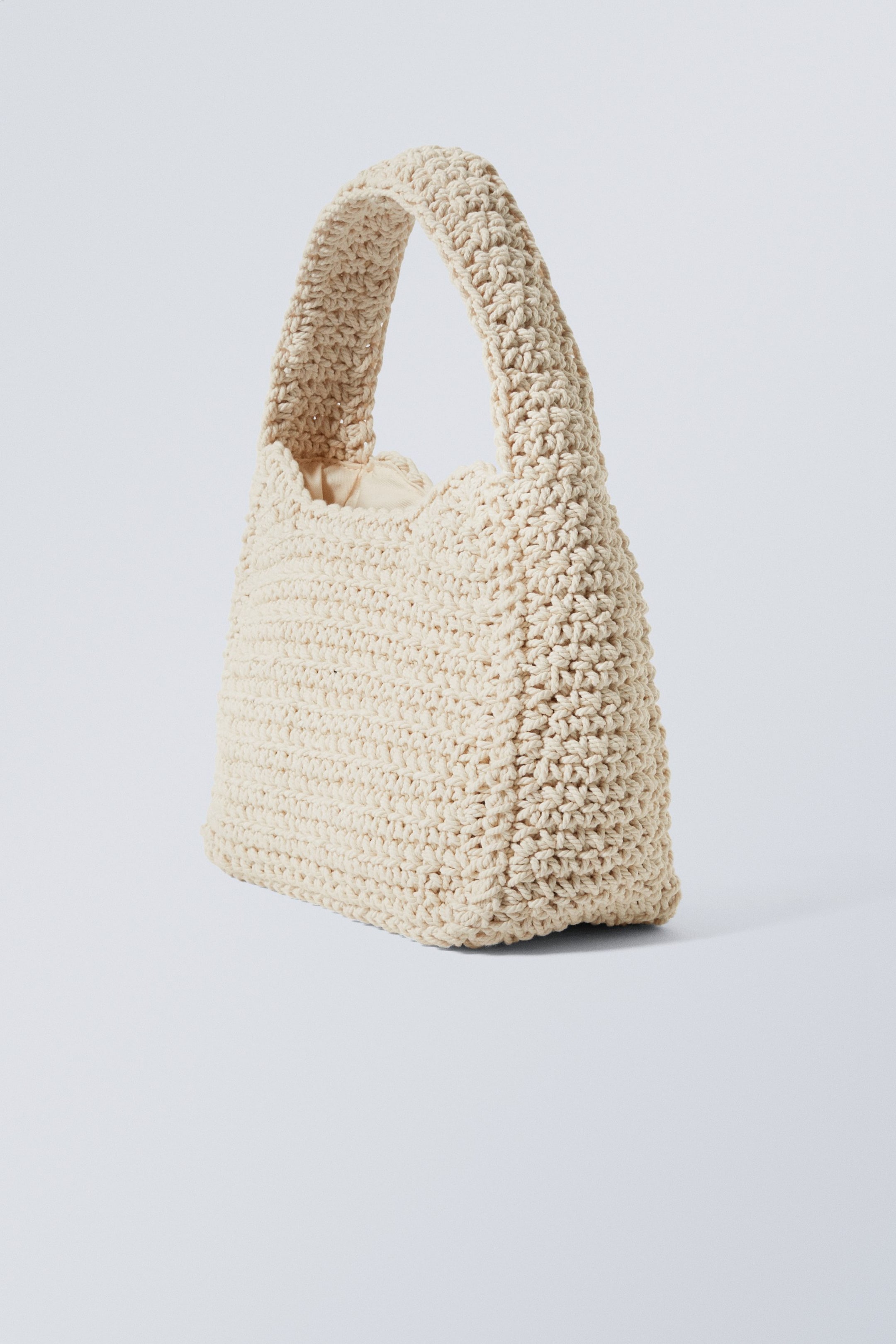 Oatmeal - Iris Crochet Handbag - 1