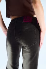 Black Spray - Noir - Jean bootcut skinny taille basse Booty Bei - 3