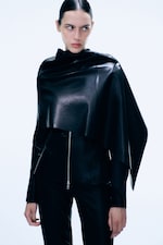 Black - Leather Jacket Wrap Combo - 1