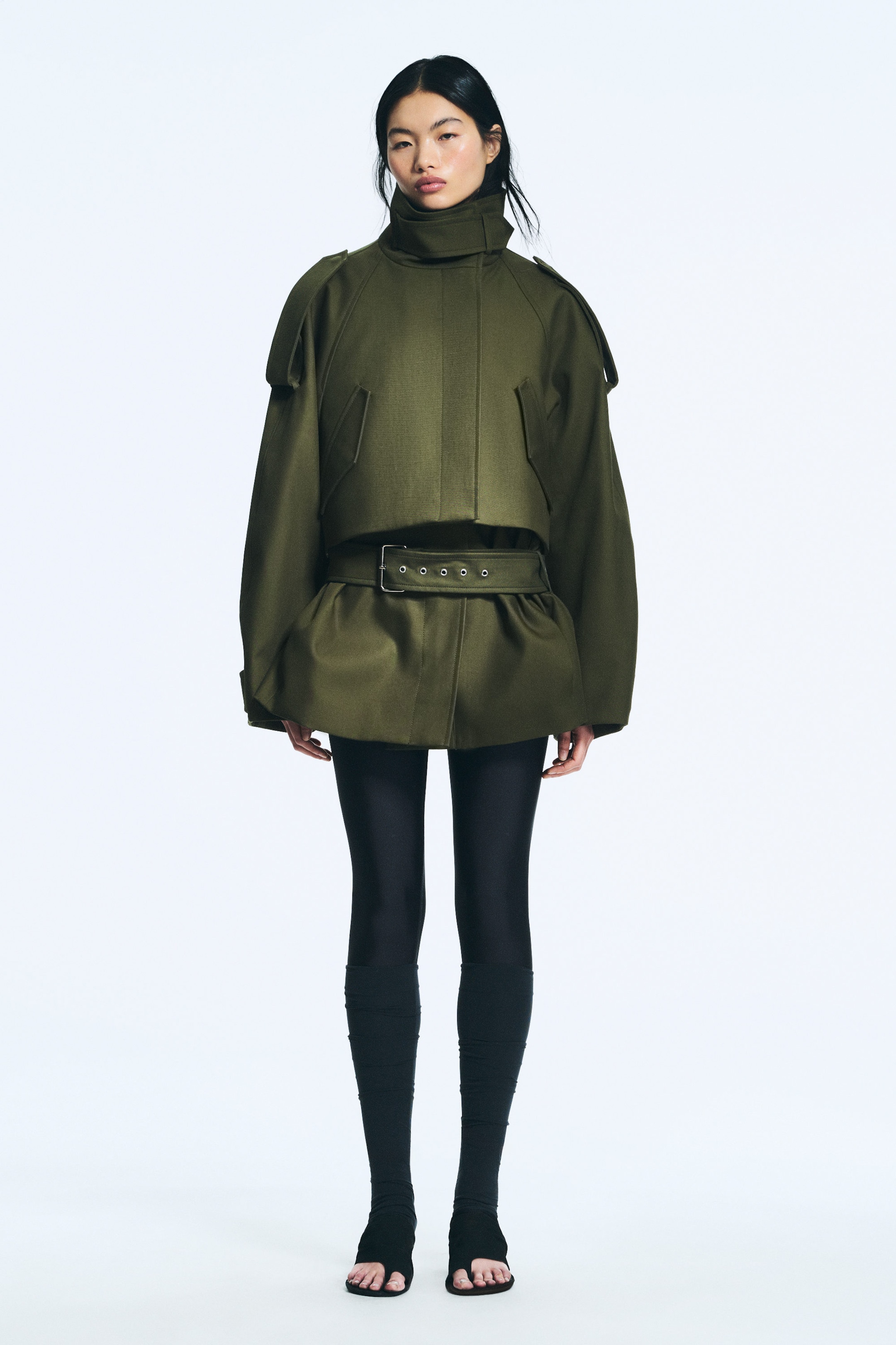 Vert kaki - Trench technique superposé - 2