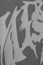 Washed Grau - Virtual Mission - Kastiges Langarmshirt mit Grafikprint - 4