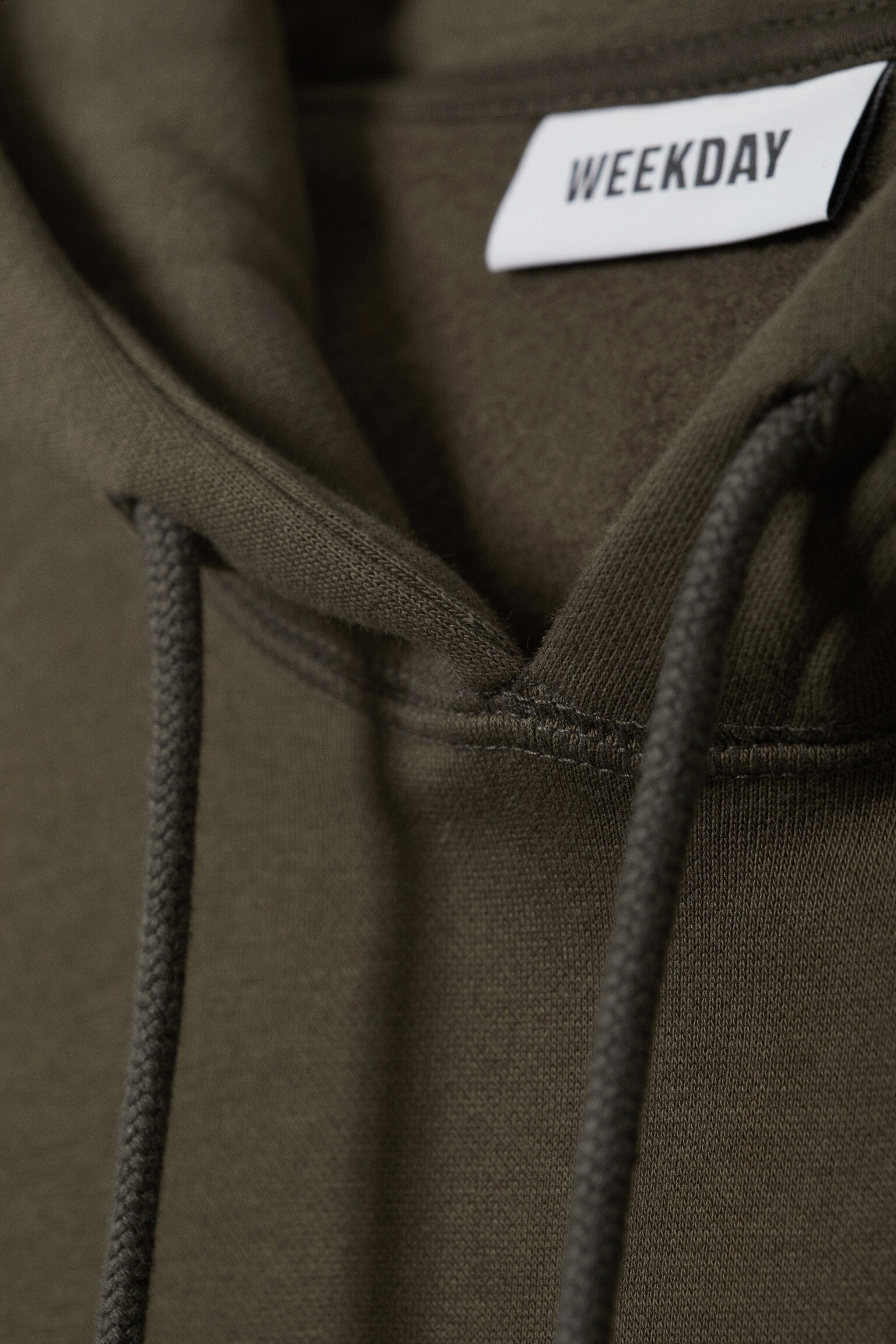 Essence Standard Hoodie - Dark Khaki Green/Light Grey - 2