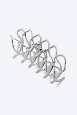 Silver - Metal Hair Claw - 1