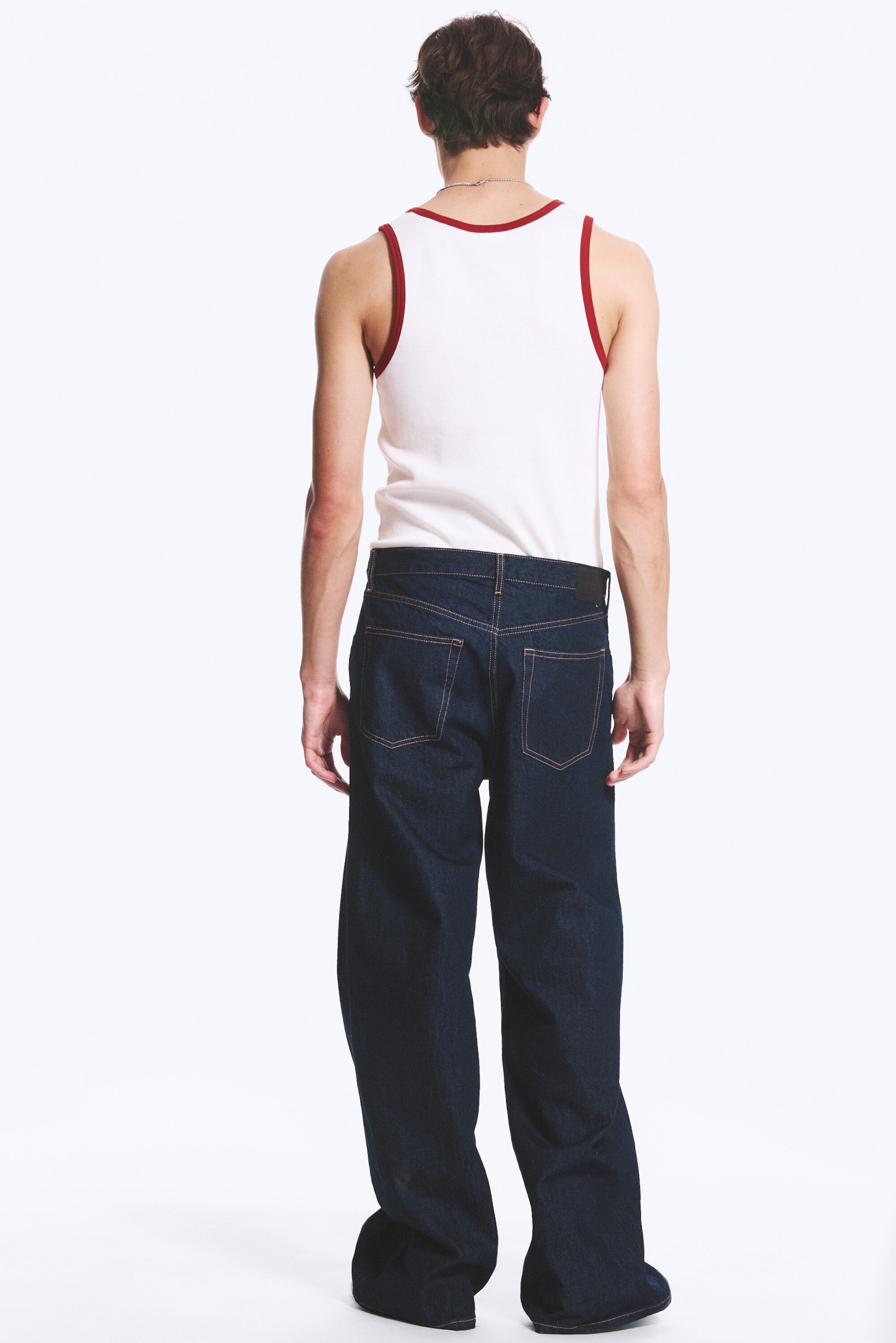 Blue Rinse - Dunkelblau - Solar Loose Wide Leg Unisex Jeans - 5