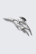 Silver Tribal - Vågig hårklämma - 1