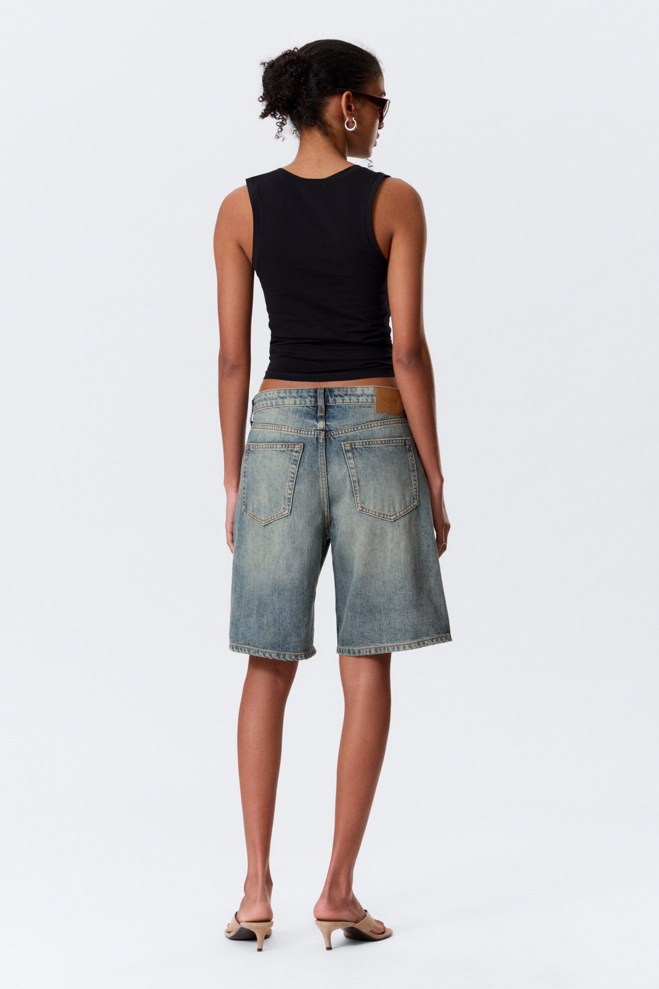 Arizona Blue - Bleu moyen - Short en jean Monterey Low Rise - 3