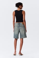 Arizona Blue - Bleu moyen - Short en jean Monterey Low Rise - 3