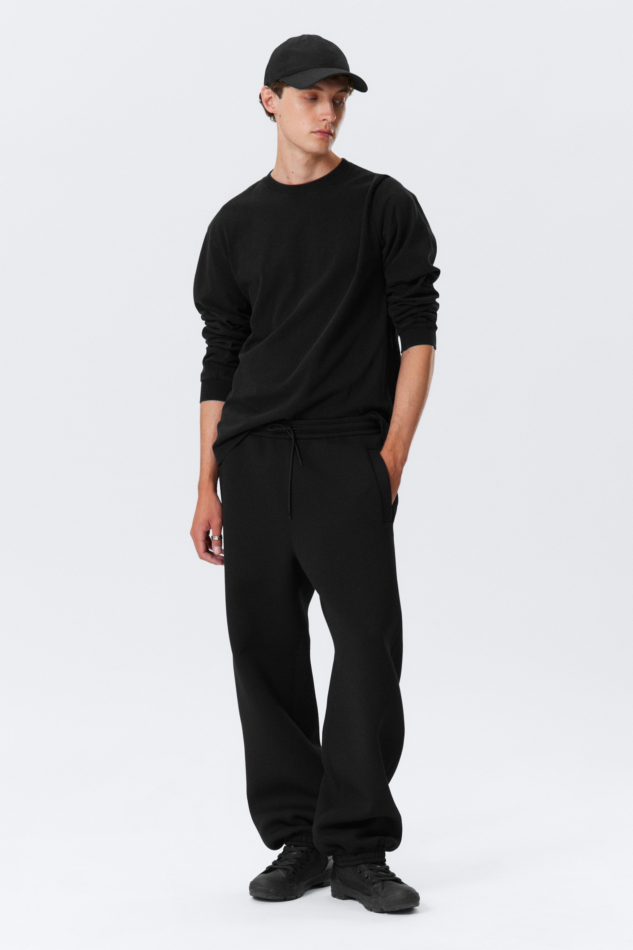 Svart - Simon Scuba Sweatpants - 1