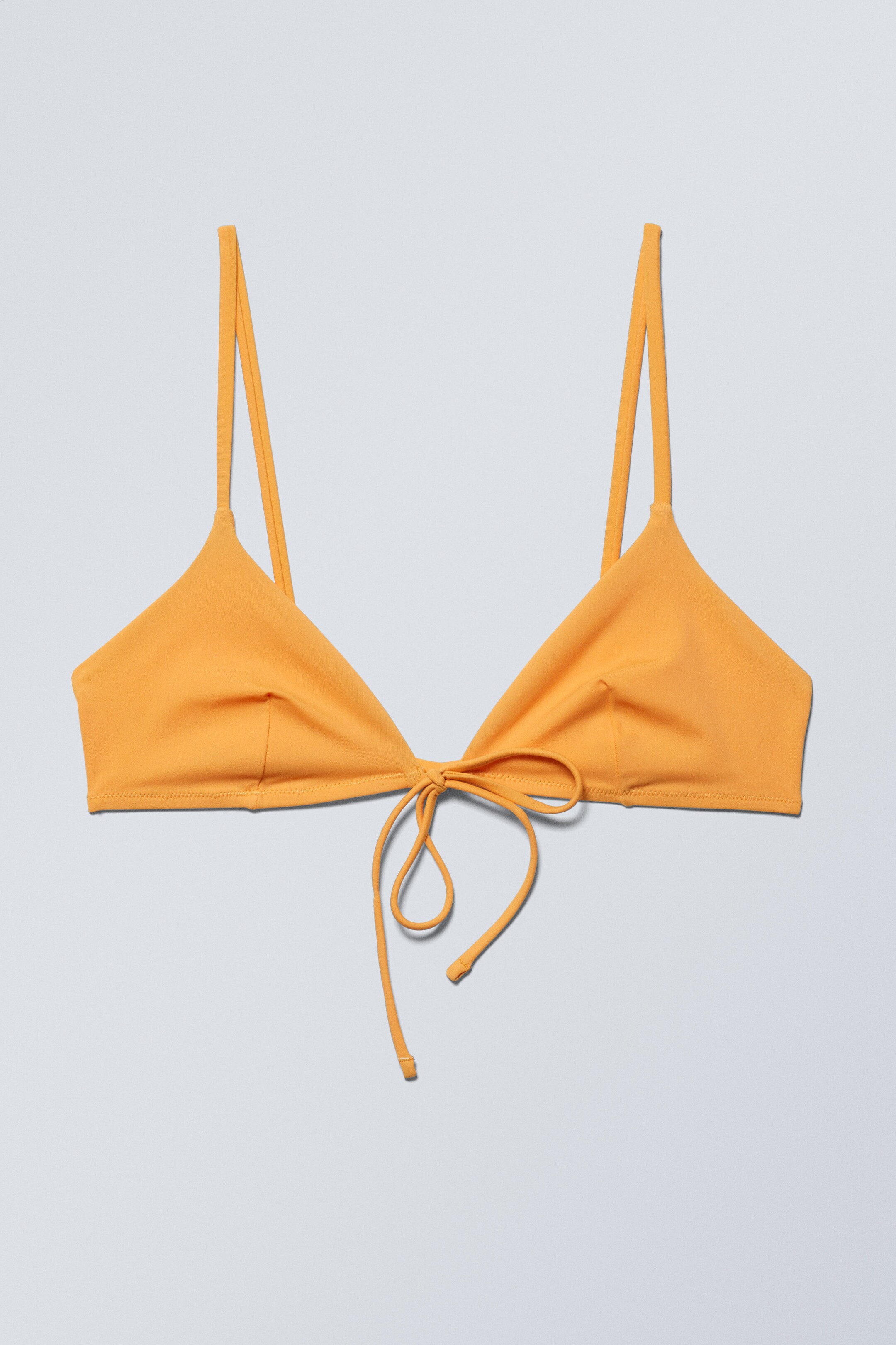 Mango - Front Tie Bikini Top - 0