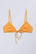 Mango - Front Tie Bikini Top - 0