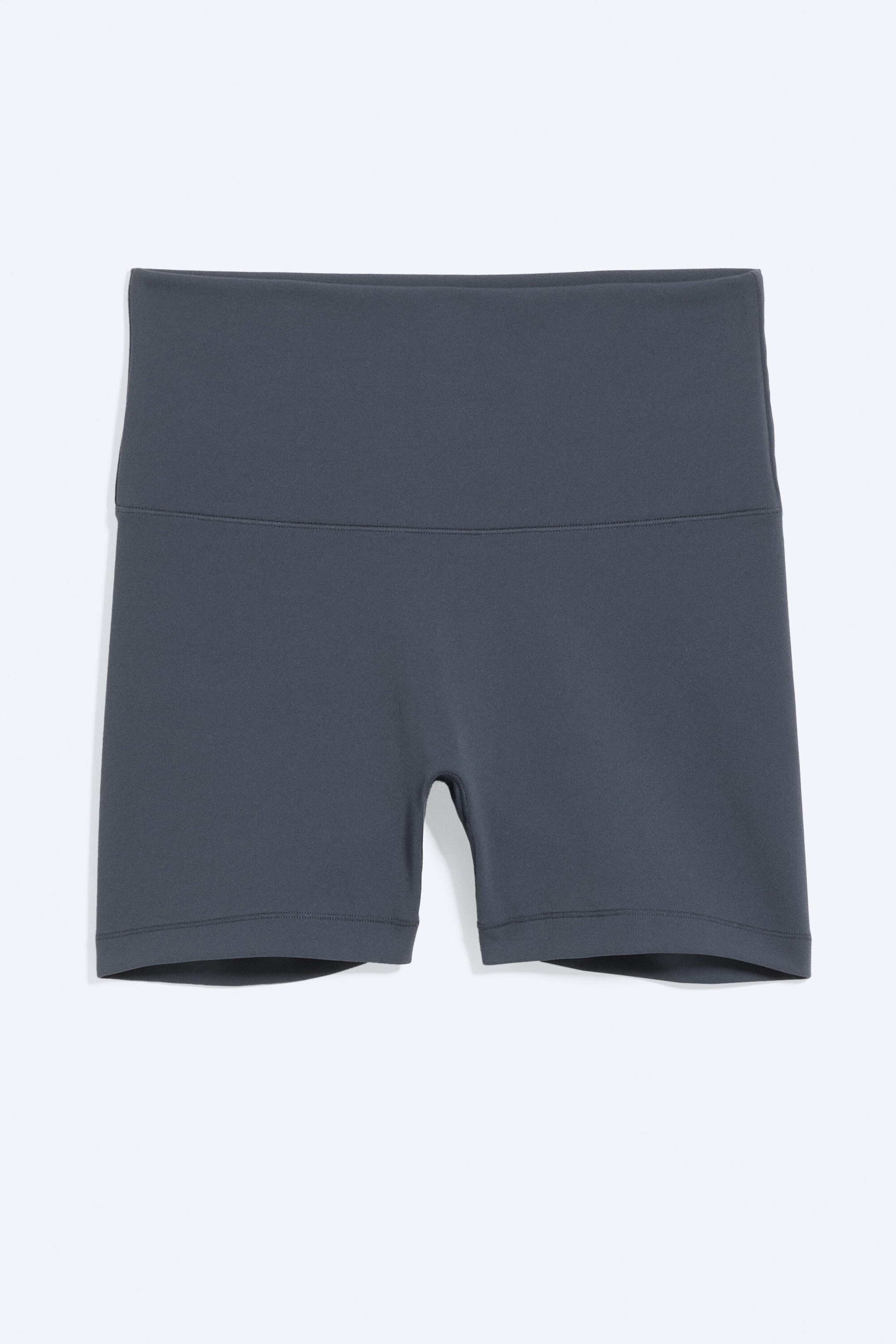 Dunkelblau - Sportliche Radlerhosen mit hohem Bund - 3