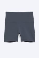 Dunkelblau - Sportliche Radlerhosen mit hohem Bund - 3