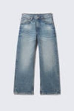 Mountain Blue - Medium Blue - Missy Low Rise Loose Straight Leg Jeans - 5