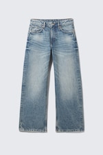 Mountain Blue - Mittelblau - Missy Low Rise Loose Straight Leg Jeans - 5