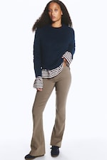 Dark Blue - Knitted Sweater - 2