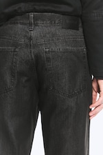 Belagt Svart - Svart - Mercury avslappet bootcut-jeans med mellomhøyt liv - 3