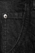 Black Rinse - Schwarz - Dunno Unisex Low Rise Loose Barrel Leg Jeans - 7